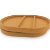 Buy cheap Cork Desk Tray Set Storage Cork Accessory Tray Box Storing Jewelry from wholesalers