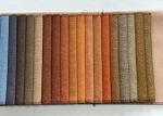 Modern Plain Linen Sofa Fabric 100 Polyester Linen Fabric Tear Resistant
