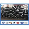 Buy cheap Q420 5mm Thick 60Ft 70Ft Hot Dip Galvanized Electric Power Steel Poles from wholesalers