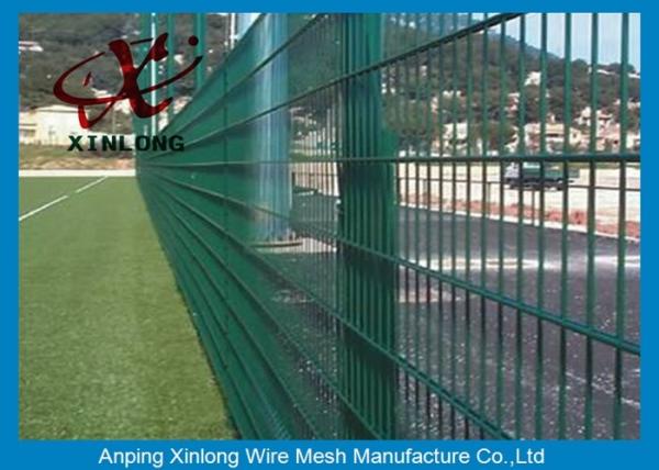 Buy cheap Durable 656 868 Double Wire Fence Dark Green Color Fit High Security Area from wholesalers