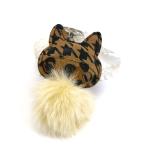 PVC Doll Key Chain Sewing Cat Head With Cotton 15cm Size For Clothing