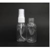 Buy cheap 50ml Clear PET Plastic Spray Bottle With Classic Design from wholesalers