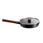 Aluminum 28cm Non Stick Stir Fry Pan ILAG Coating Scratch Resistant