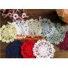 Buy cheap Hand made crochet doily, table cloth, Different styles of different Placemat color custom from wholesalers
