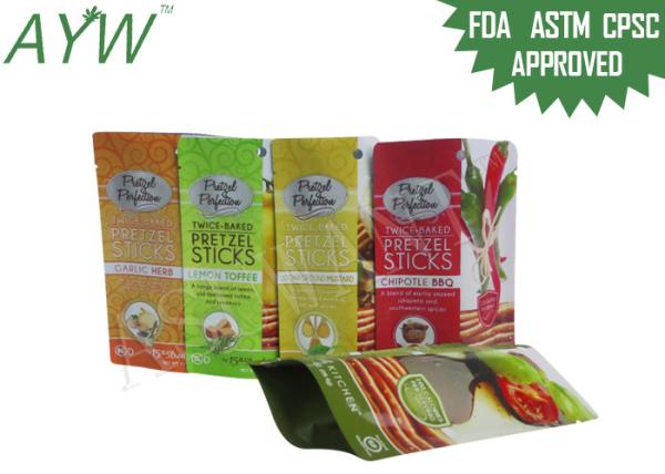 Buy cheap Zipper Food Packaging Bags Environmentally Ally Friendly Gravure Printing For Snack Packaging from wholesalers