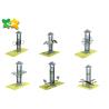 Buy cheap Stainless Steel Outdoor Park Exercise Equipment , Public Park Gym Equipment Customized from wholesalers