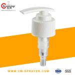 28-400 Silver PP Plastic Lotion Dispenser Pump Long Nozzle With Dip Tube Clip