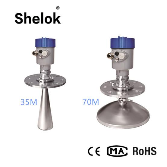 Buy cheap Particles and dust 0~70M +/-3MM liquid DC24V radar level meter from wholesalers