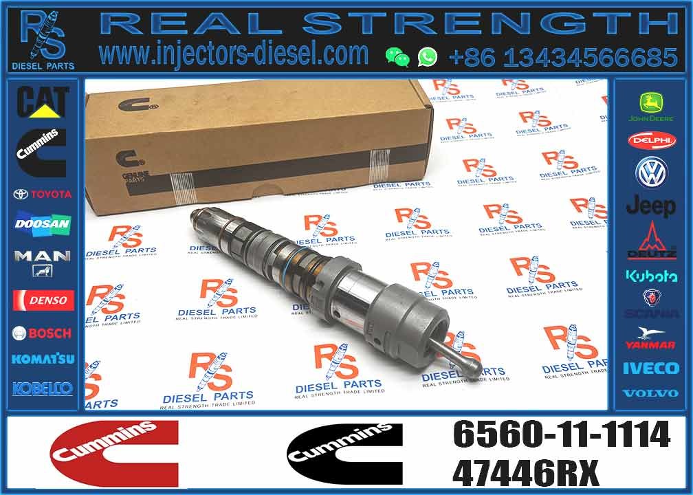 Spare Parts 6560-11-1114 6560111114 fuel injector for sale