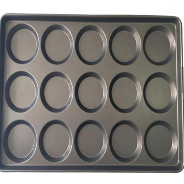 RK Bakeware China Foodservice NSF Glaze Nonstick 4.5 Inch and 5 Inch Hamburger