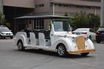 Fiberglass Material 8 Passenger Electric Vintage Cars for Hotel Reception