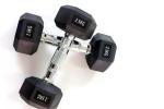 Wholesale High Quality Home Gym Fitness Equipment Hex Rubber Cover Dumbbell