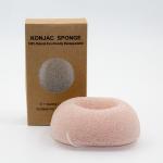 Sustainable Fluffy Bamboo Charcoal Face Sponge 10cm*7.5cm*4cm