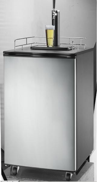 Buy cheap Electricity Beverage Cooler Refrigerator , Beer Keg Cooler Dispenser 170L from wholesalers