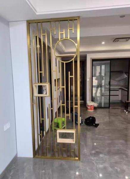 Buy cheap Low Maintenance Stainless Steel Screen Partition For Indoor Metal Room Divider from wholesalers