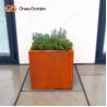 Buy cheap SGS TUV Indoor Outdoor Metal Planter Corten Steel Window Boxes Anti Aging from wholesalers