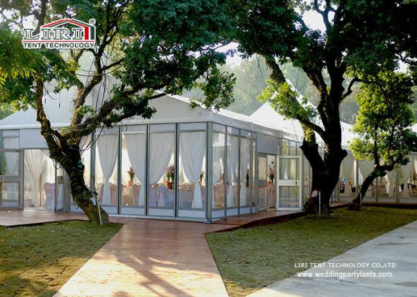 Buy cheap Aluminum Structure Outdoor Party Wedding Marquee Tents with Glass Wall from wholesalers