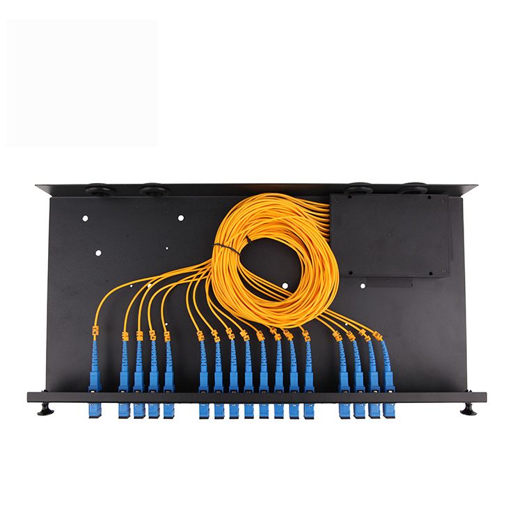 The New Rack Mounted Type 1*16 Fiber Optic Plc Splitter With Sc/upc Connector