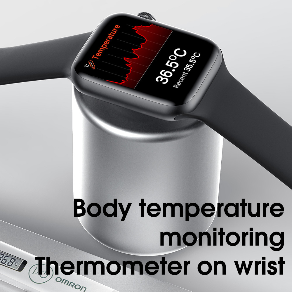 1.75 Inch IP68 Waterproof Smart Watch With Wireless Charger