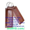 Buy cheap RFID leather keychain card,leather key rings card from wholesalers