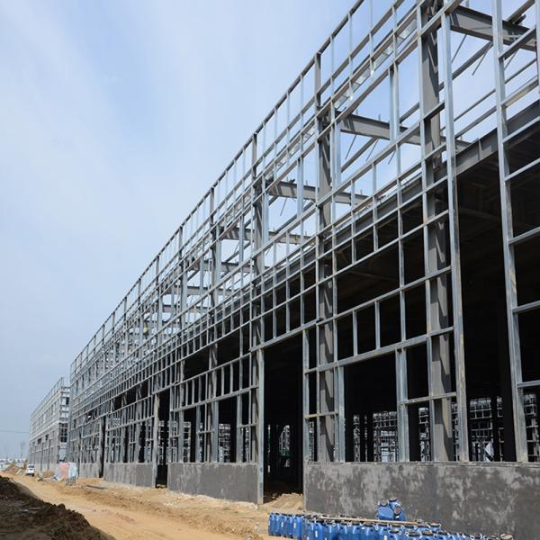 Buy cheap Q235 Construction Pre Fabricated Steel Buildings With Sandwich Panel Roof Cladding from wholesalers
