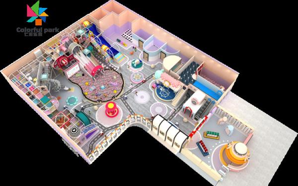 Buy cheap Trampoline Park Indoor Children'S Playground Interesting Game Playful Naughty Castle from wholesalers