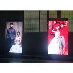 Acrylic Frame Outdoor LED Pole Screen Street Lighting P6 5000nits SASO