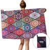 Buy cheap Super Absorbent Quick Dry Microfiber Beach Towel Sports Travel Bath Towel from wholesalers