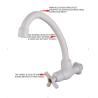 Buy cheap Bathroom Faucet Accessory Type Faucet Modern Design ABS Goose Neck Water Plastic Tap from wholesalers