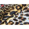 Buy cheap Leopard Printed Micro Velboa Polyester Velvet Fabric For Upholstery , Eco - Friendly from wholesalers
