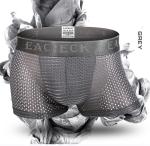 3xl Classic Mens Boxer Shorts Plus Size Mid Waisted Ultra Thin Ice Fiber Mesh