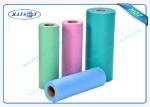 Blue Nontextile Non woven material For Medical Cap / Mask / Shoe