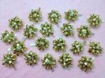 Professional Metallic and Holographic Mini Gift star bow 3 / 4" diameter , 3mm