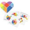 Buy cheap 3D Wooden Pattern Animal Jigsaw Puzzle Colorful Tangram Toy Kids Montessori Early Education Sorting Games Toys Children from wholesalers