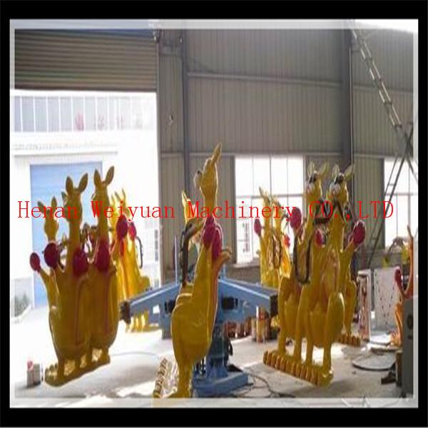Buy cheap Children playground rides lively jumping kangaroos for kids and adults from wholesalers
