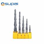 Buy cheap 45 Degree Tapered End Mills For Wood , Carbide Tapered Ball End Mills from wholesalers