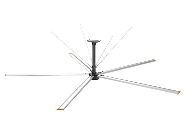 Buy cheap 5m 16 Ft Ceiling Fan Lower Noise Pmsm HVLS Fan For Church And Stadium from wholesalers