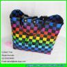 Buy cheap LUDA tropical fruit color pp straw bag ladies shopping beach bag from wholesalers