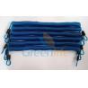 Buy cheap Big Stronger and Durable Transparent Blue Long Wire Steel Coiled Lanyard Leash w/Stainless Steel Carabiners from wholesalers
