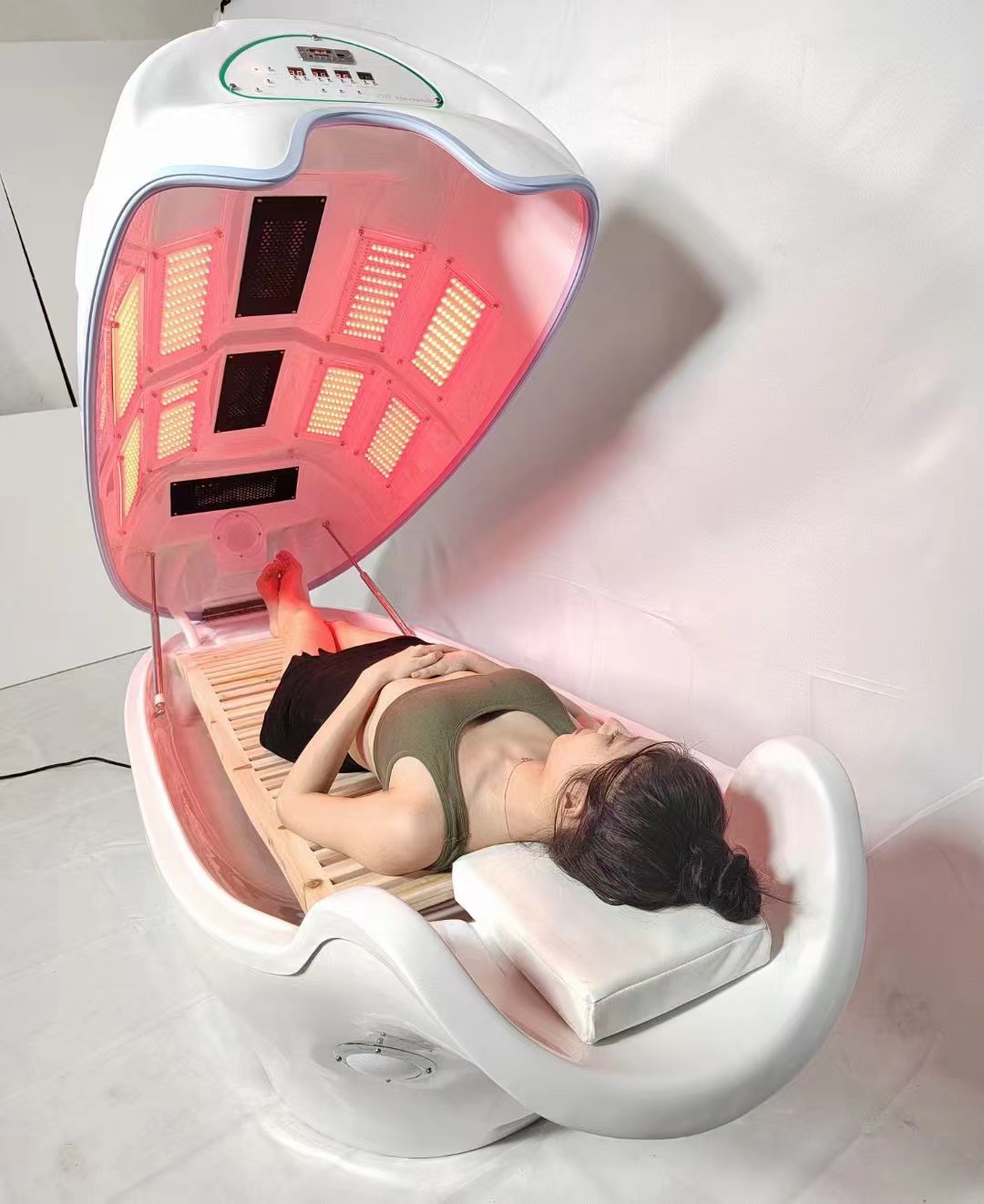 Led Photon Infrared Sauna Pod Ozone Steam Weight Loss Capsule Machine