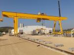 Electric Traveling Single Girder Gantry Crane 10 Ton Radio Remote Control