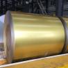 Buy cheap Gloden Yellow Color Anti-Finger Print Surface Regular Spangle Galvalume Steel 55% Zincalume S280GD from wholesalers