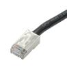 Buy cheap Screw Lock 8P8C Rj45 Watertight Ethernet Connector Outdoor Straight Black Mould Cable from wholesalers