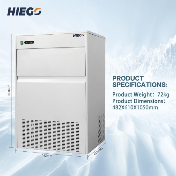 Buy cheap Commercial Nugget Ice Machine Portable 100kg Air Cooling Bullet Ice Maker For Home from wholesalers