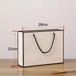 Recyclable Kraft Paper Handbag Cardboard Rope Handle Gift Bag ISO