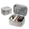 Buy cheap Women Suede Surface PU Make Up Vanity Bag Case Double Zippers from wholesalers