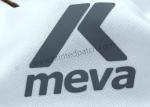 Flat Printing Sliver Reflective Heat Transfer Clothing Labels For Peaked Cap