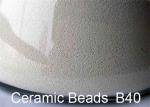 No Silicosis Danger Low Dust Blasting Media , B40 Light Metal Surface Cleaning