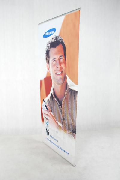 Buy cheap Convenient Graphic Banner Stand 35" Width X 85" Height Size Digital Printing from wholesalers