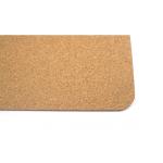 Thermal transfer printing Natural Cork Material Yoga Mat, Patterned Design Cork